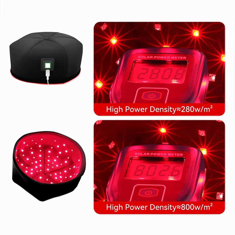 Red Light Therapy Hat — Near Infrared LED Treatment Cap