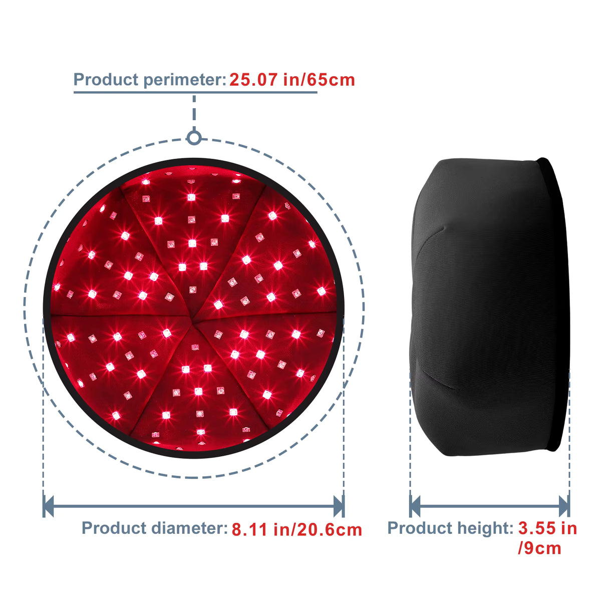 Red Light Therapy Hat — Near Infrared LED Treatment Cap