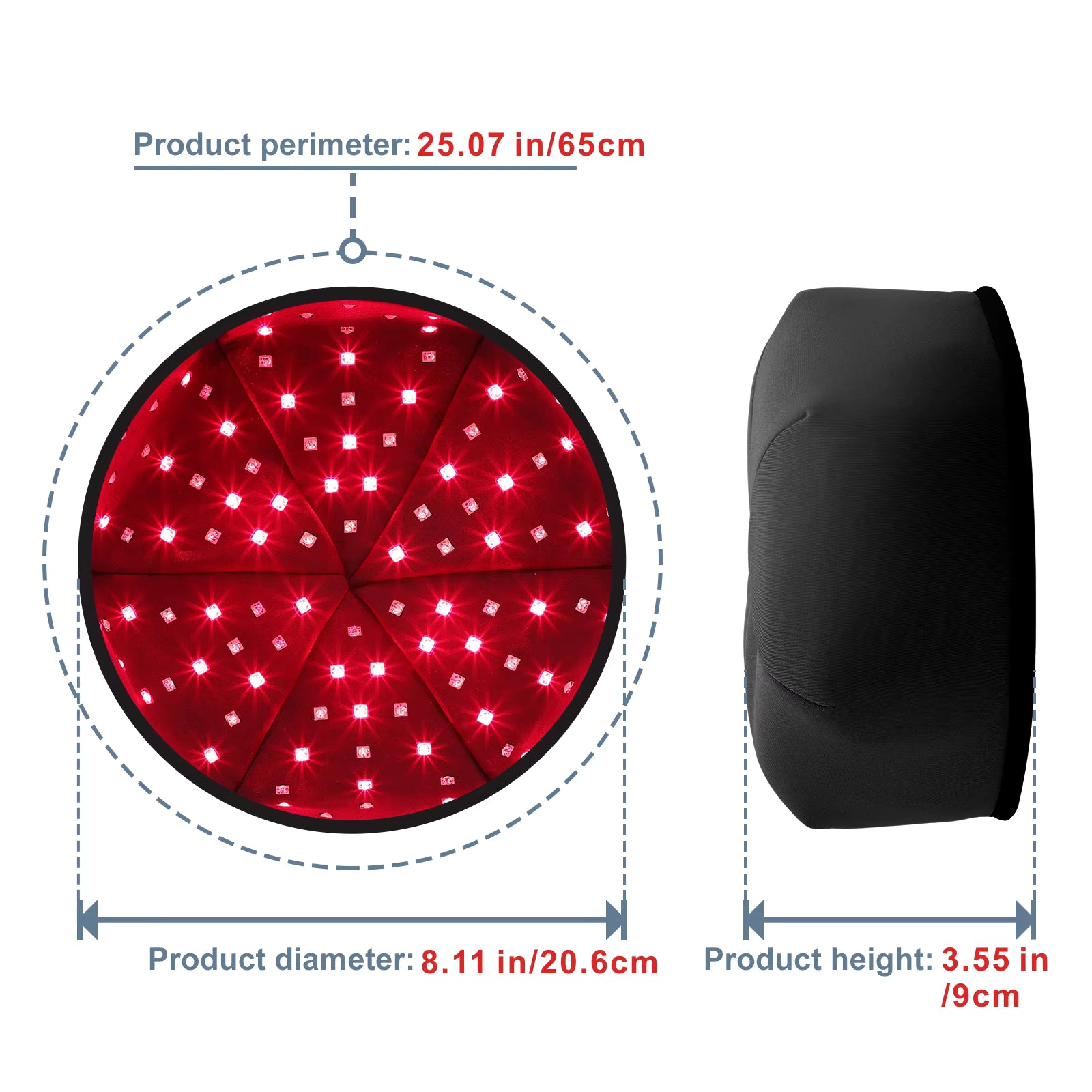 Red Light Therapy Hat — Near Infrared LED Treatment Cap