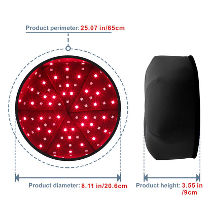 Red Light Therapy Hat — Near Infrared LED Treatment Cap